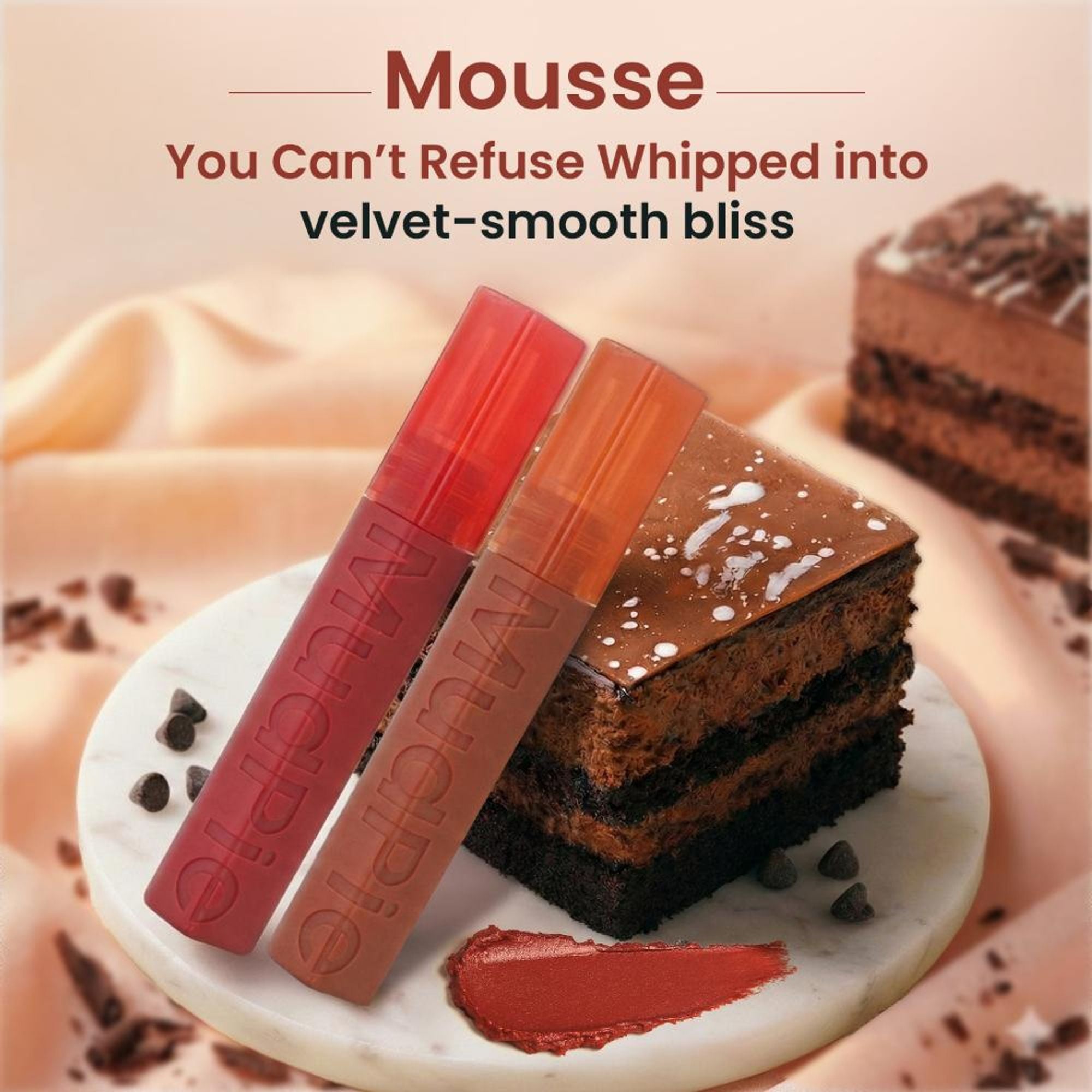 Swiss Beauty MudPie Lipstick With Velvet Matte Finish - 5 Rose Wood