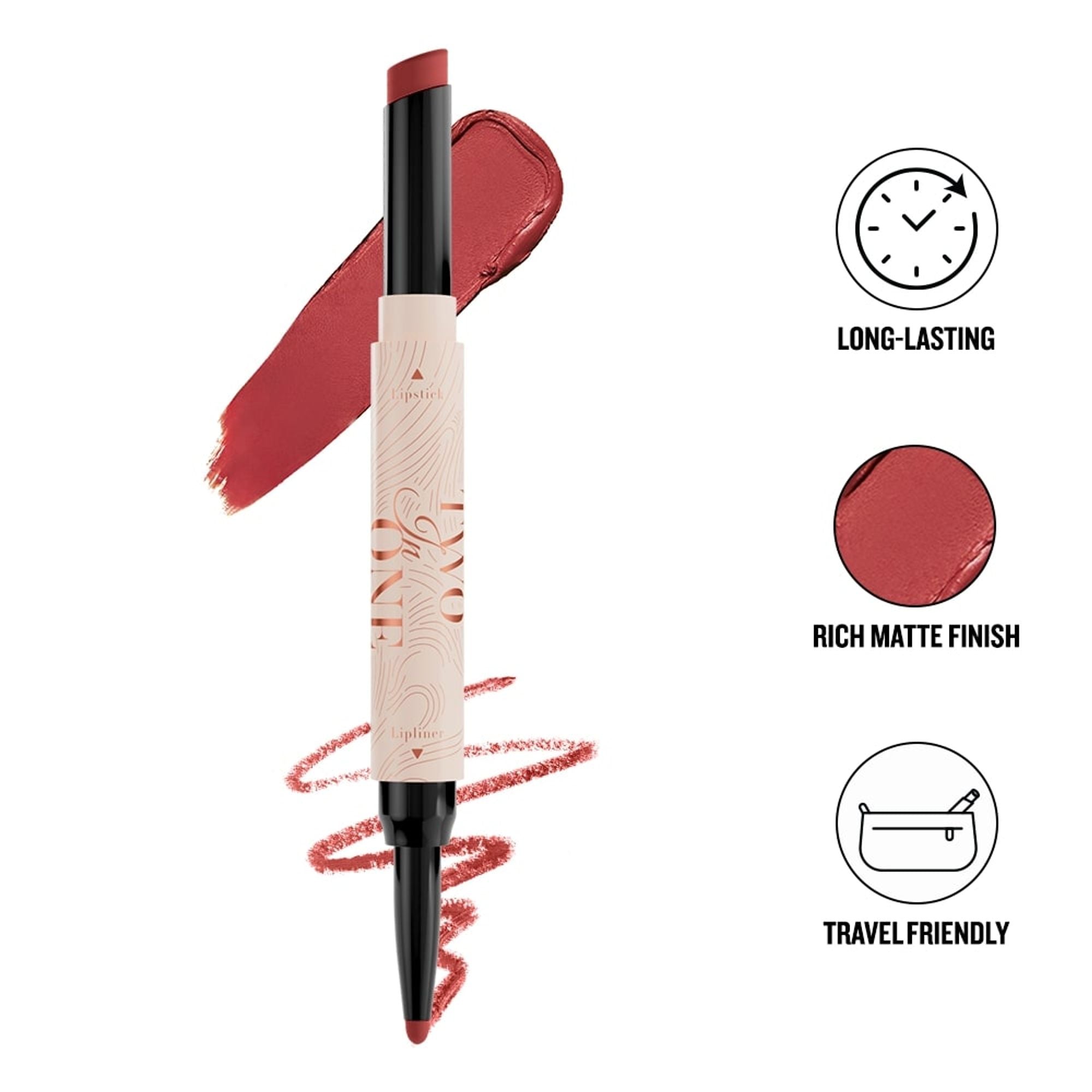 Character Two In One - Lipstick & Lipliner - Cto208