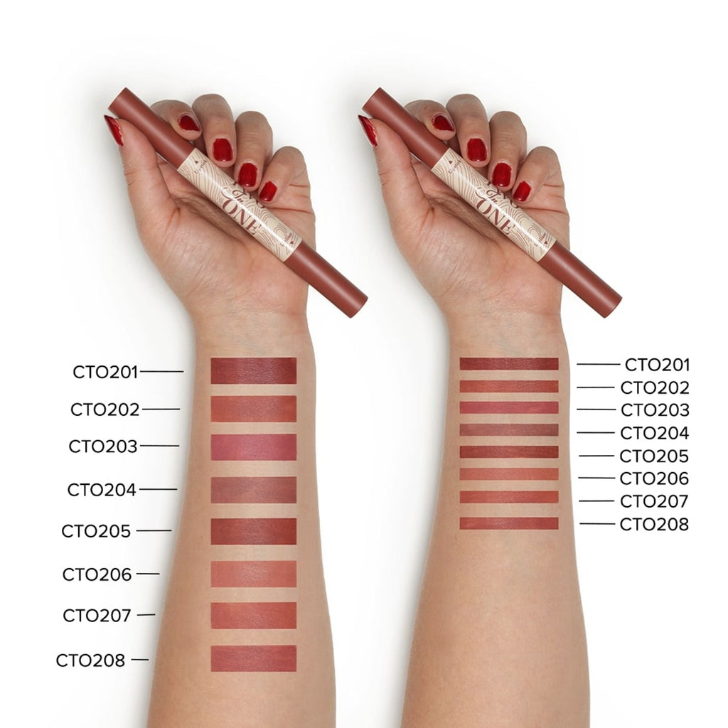 Character Two In One - Lipstick & Lipliner - Cto208