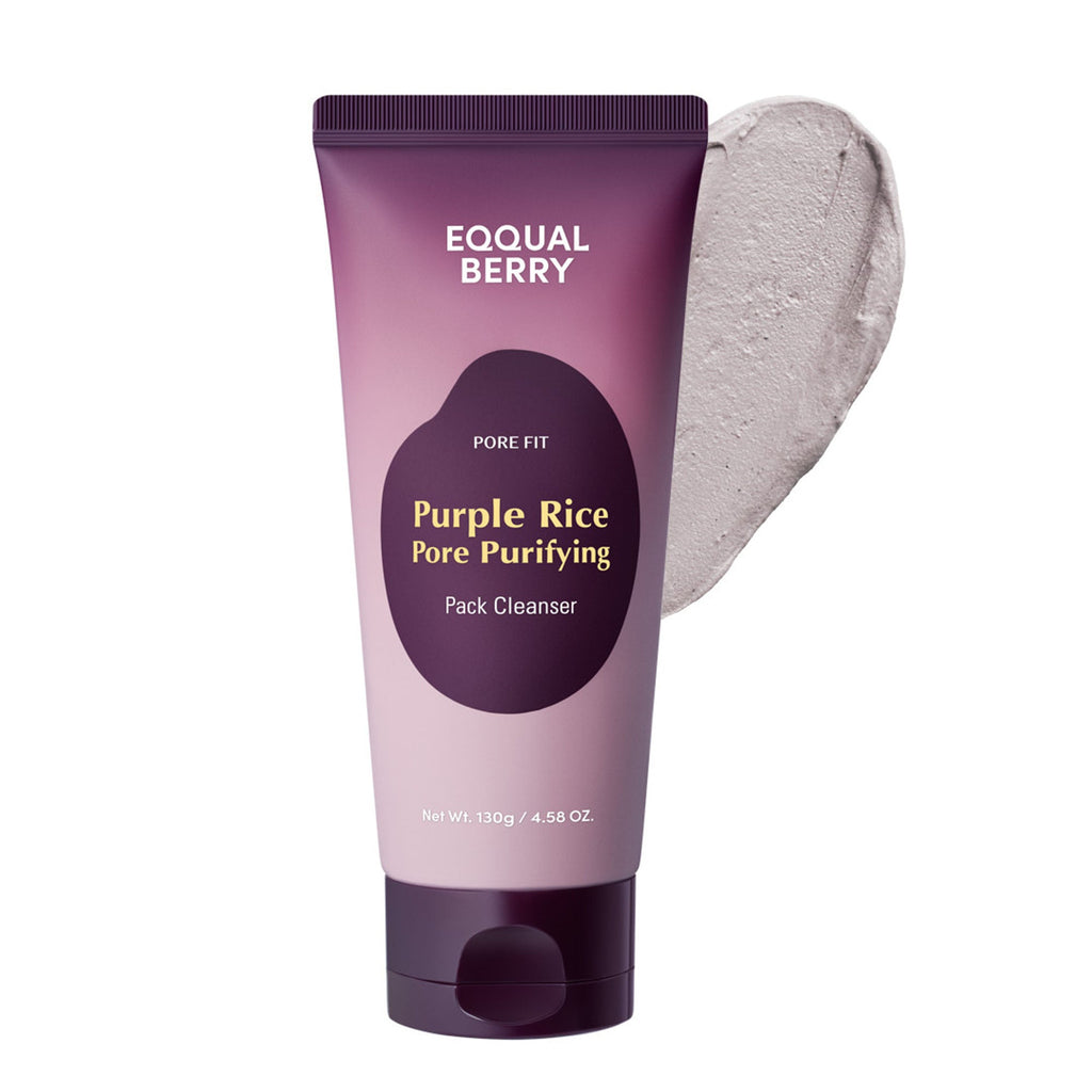 Eqqualberry Purple Rice Pore Purifying Cleanser – Deep Pore Care & Sebum Control