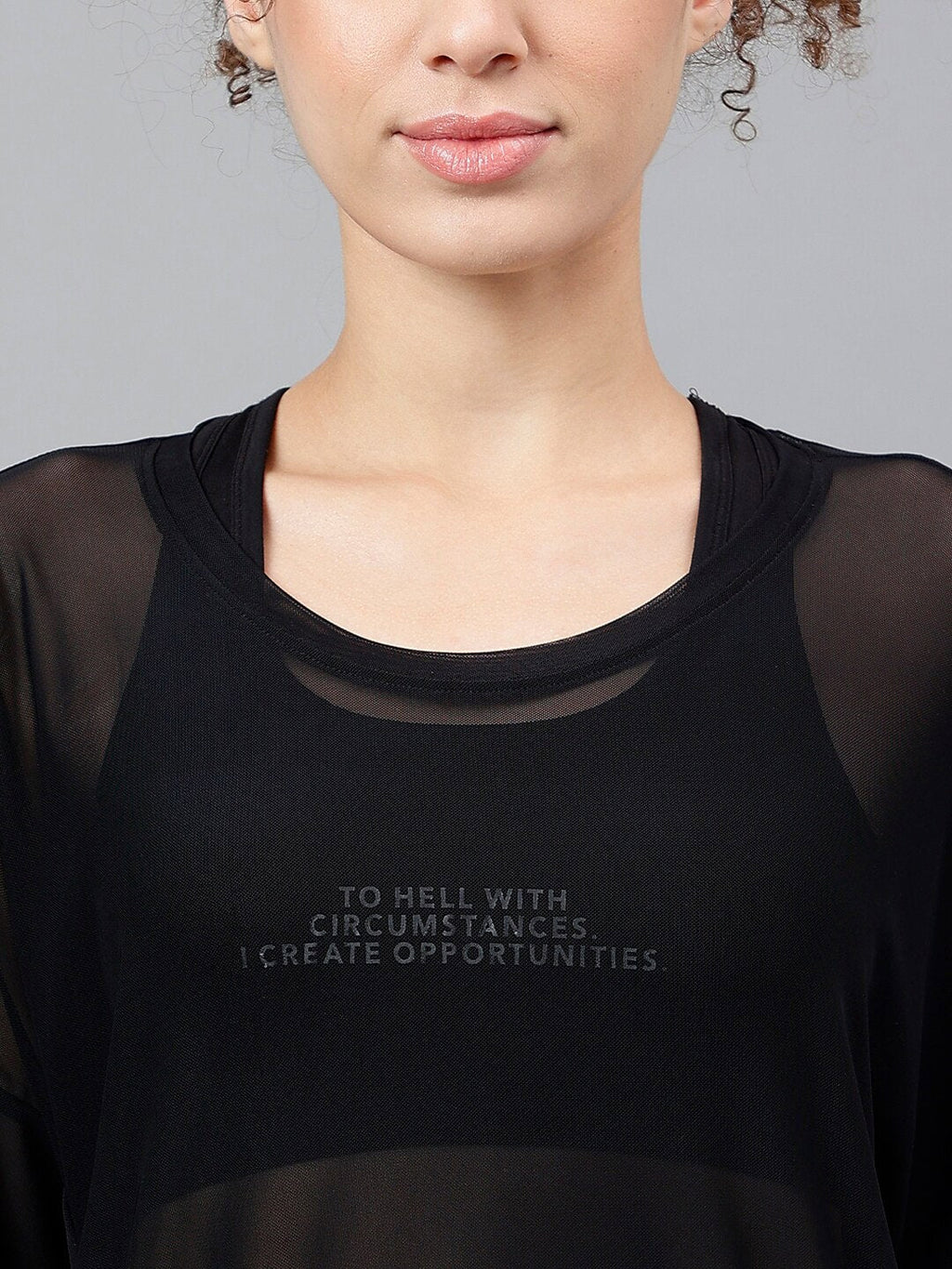 MKH Typography Printed Dri-Fit Relaxed Fit Training or Gym T-Shirt