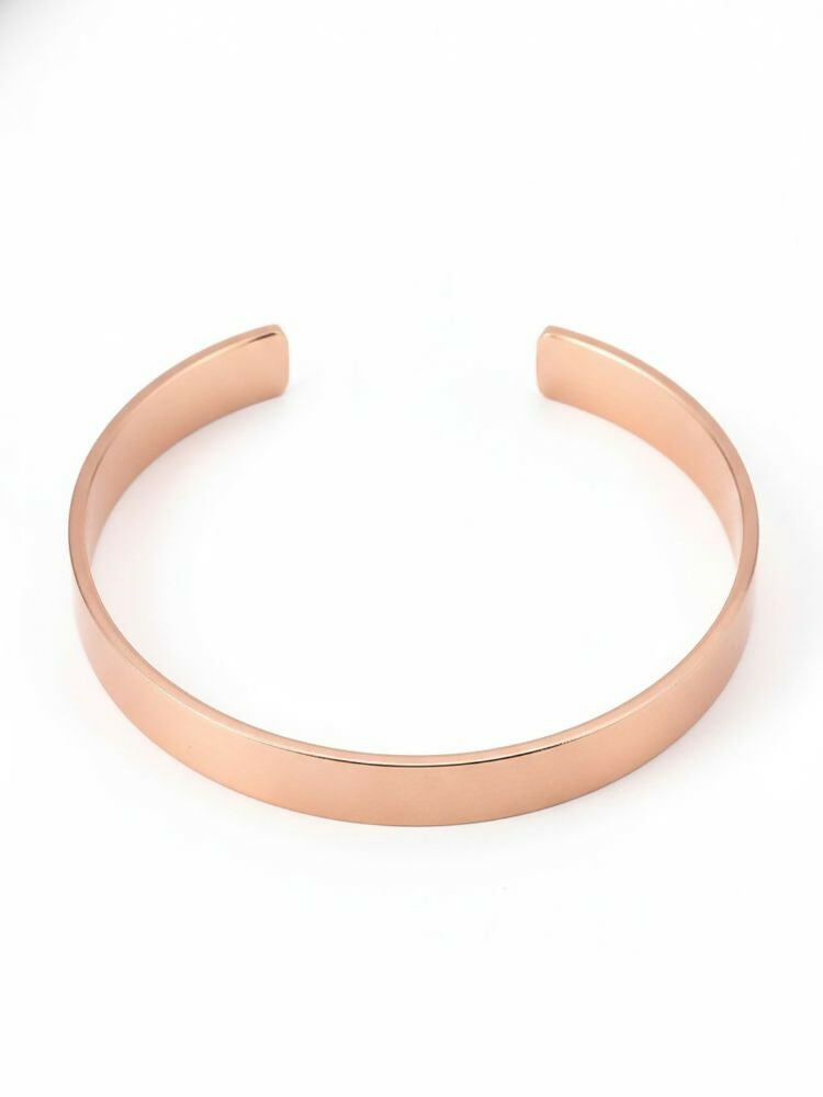 NVR Men's Rose Gold Kada Bracelet
