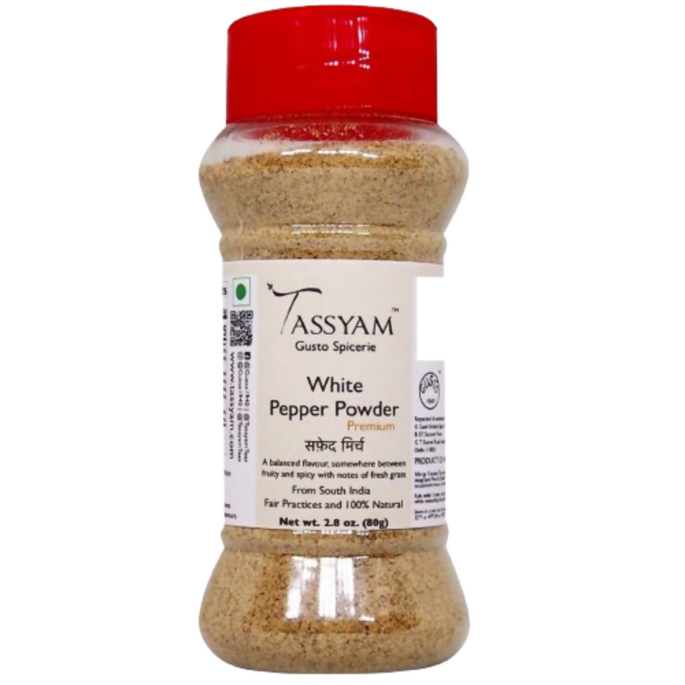 Tassyam Organics White Pepper Powder