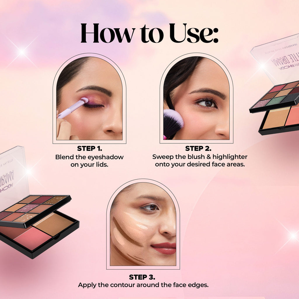 Hilary Rhoda Transform Face Palette - Soft Glam 01