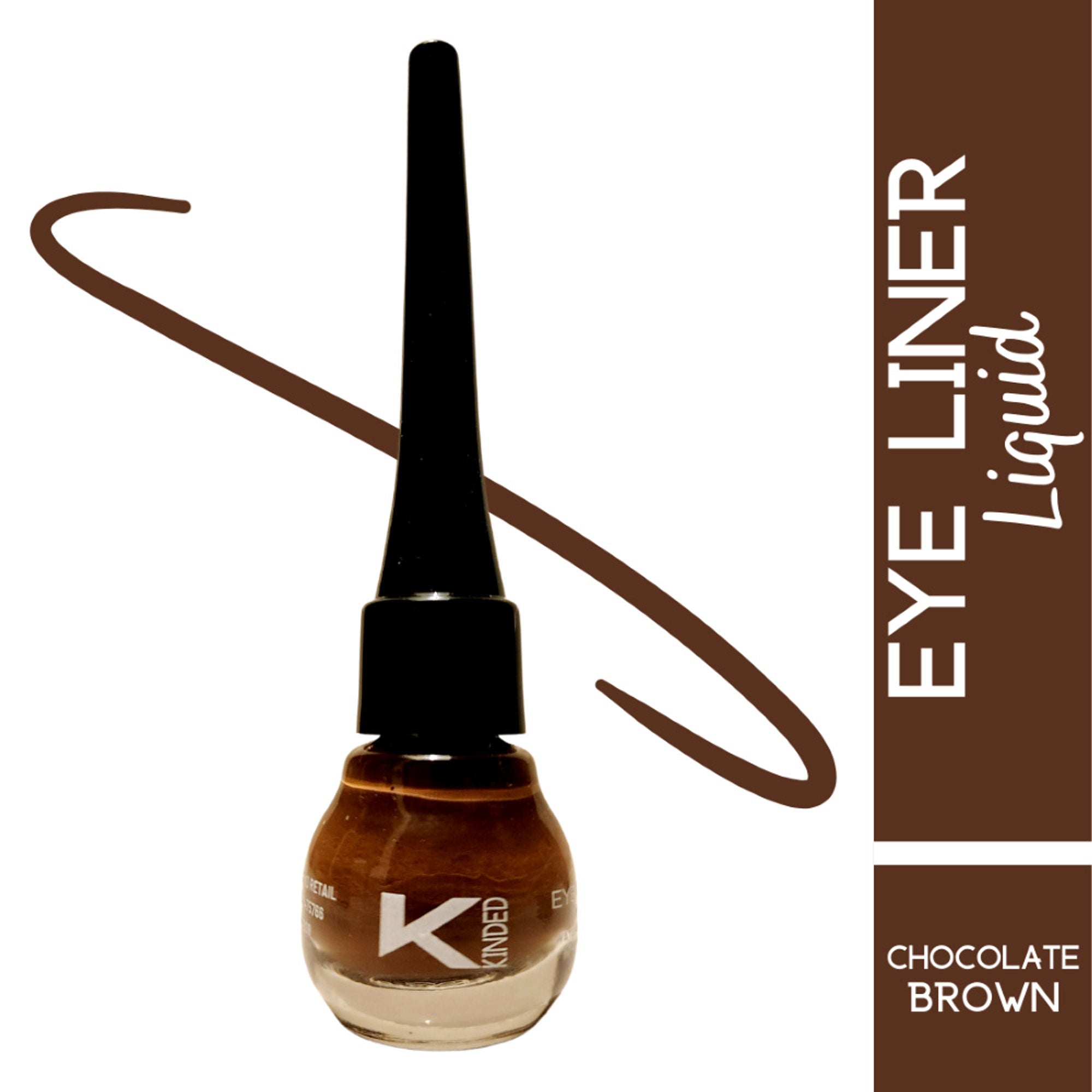 KINDED Liquid Eye Liner - Chocolate Brown