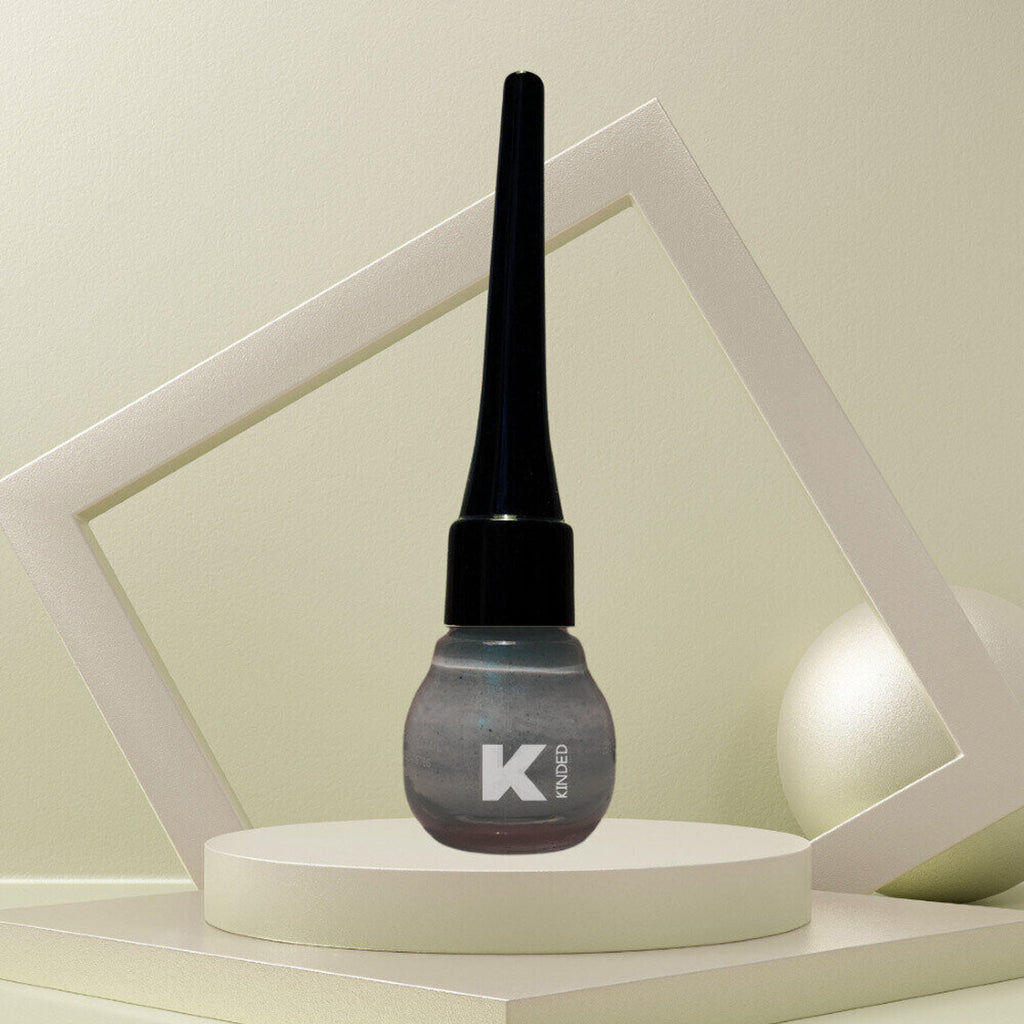 KINDED Liquid Metallic Eye Liner - Greyish Silver