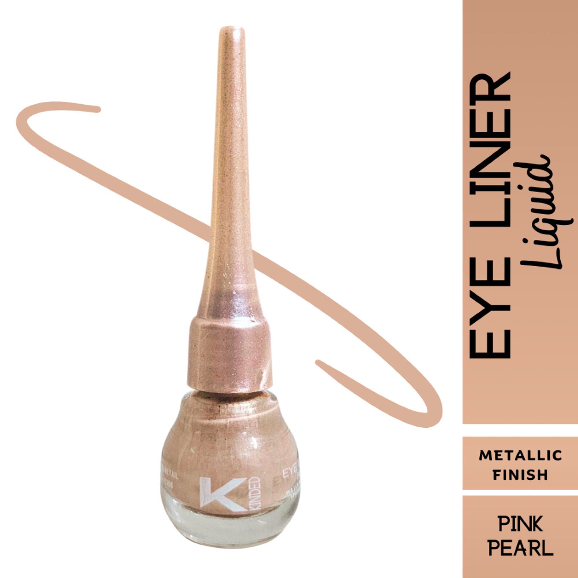 KINDED Liquid Metallic Eye Liner - Pink Pearl