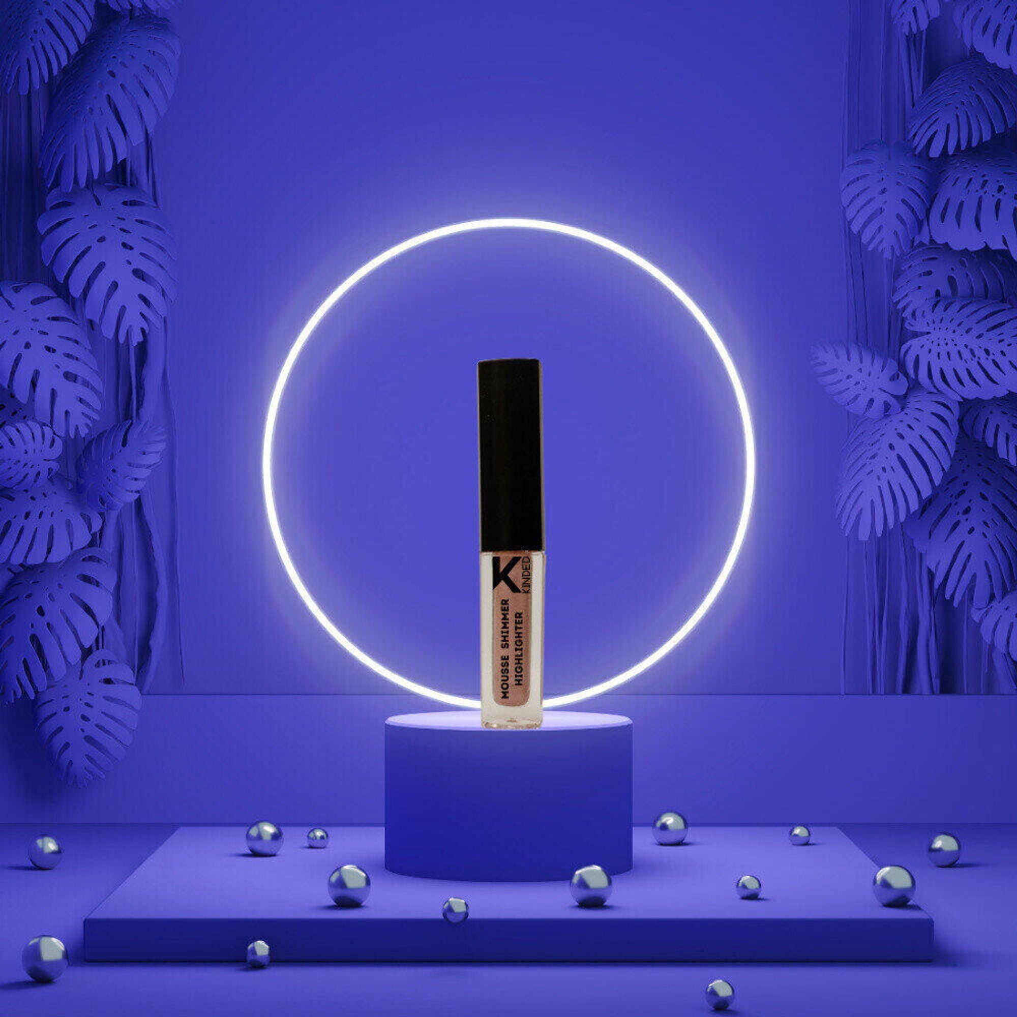 KINDED Mousse Shimmer Highlighter - Rose Gold