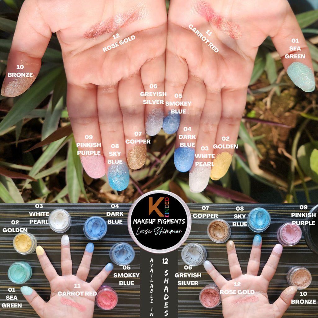 KINDED Loose Shimmer Makeup Foil Pigments Powder - Bronze