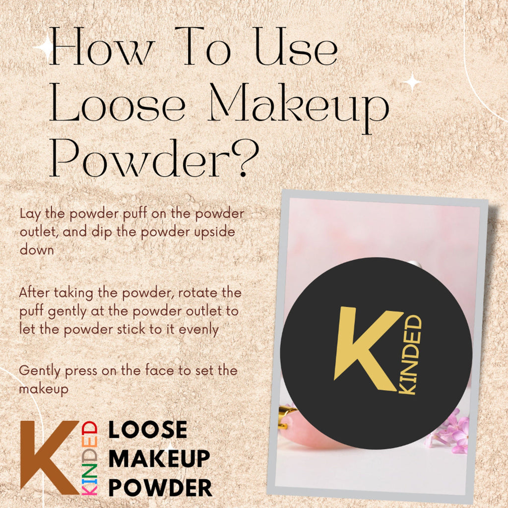 KINDED Highlighter Loose Powder - Shimmer Lavender Purple