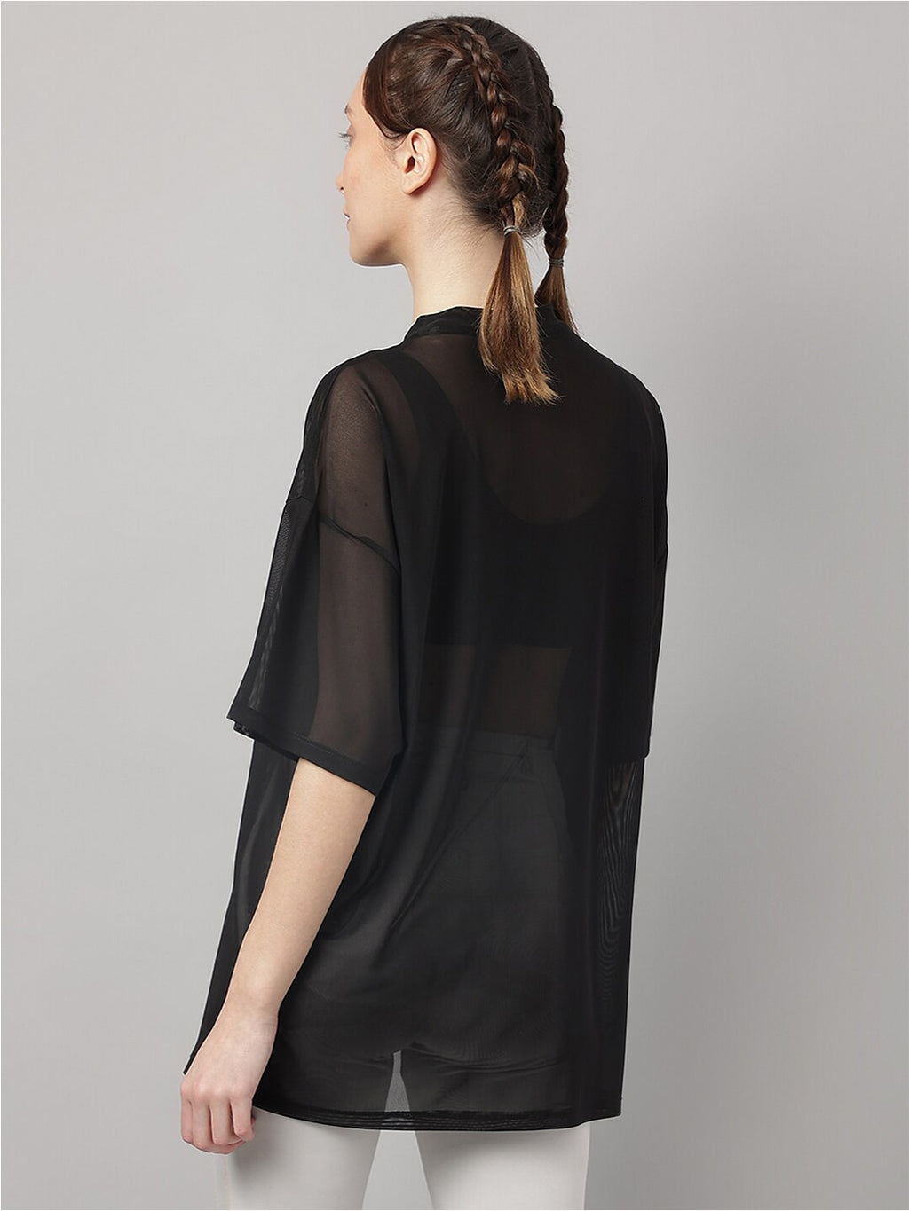 MKH Typography Printed Drop Shoulder Sleeves Dri-FIT Sports T-Shirt