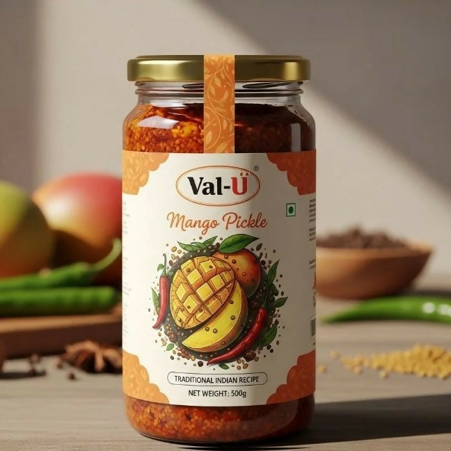 Val-U Organics Mango Pickle (Aam Ka Achaar)