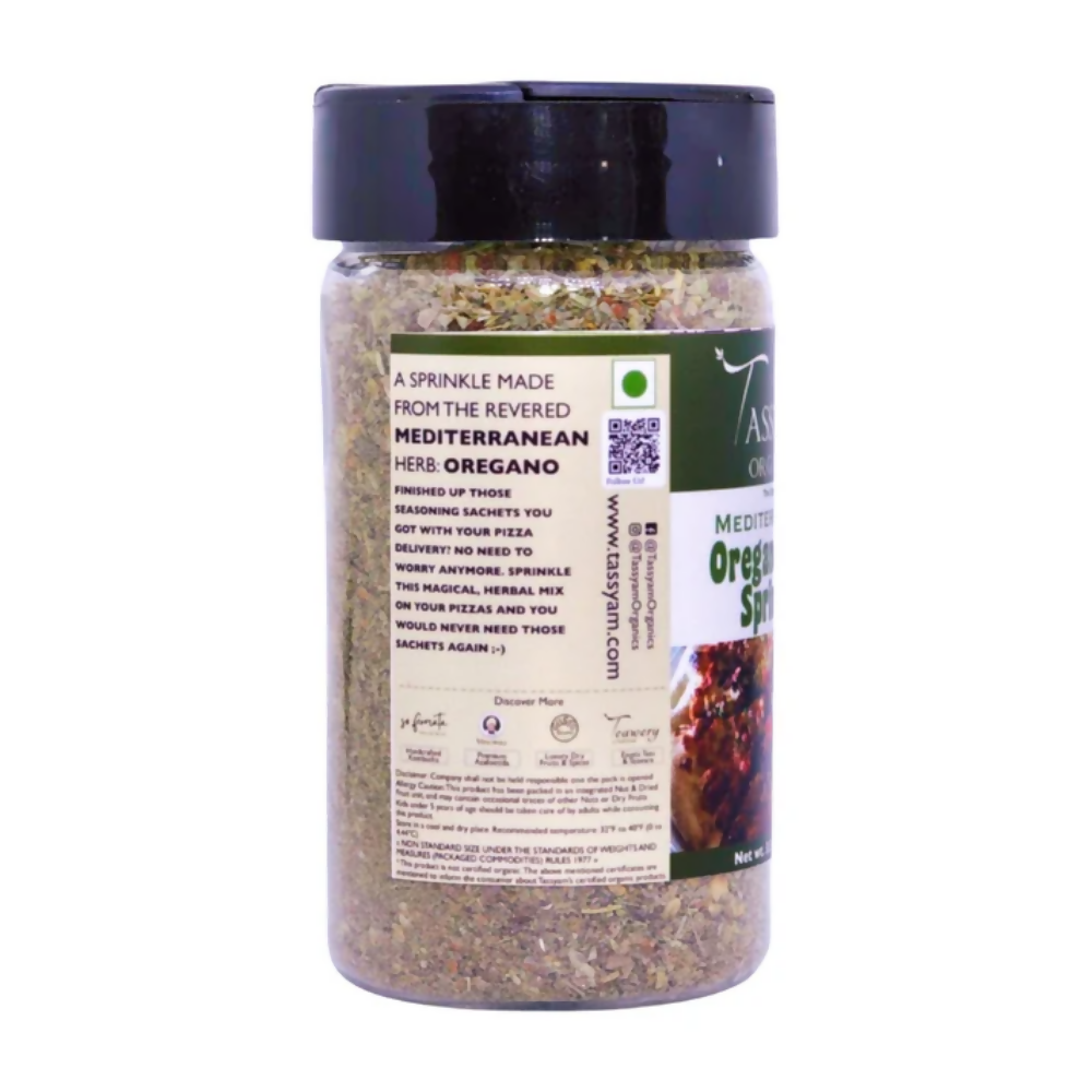 Tassyam Organics Oregano Mix Sprinkle Seasoning