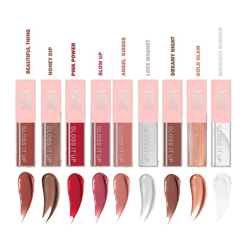 Love Earth Liquid Lip Gloss - Nudes
