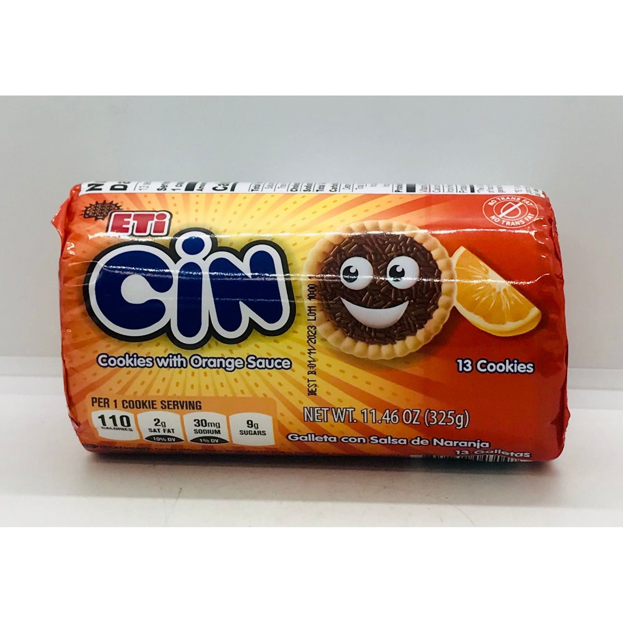 Eti Cin Orange Flavored Cookies – Crispy Citrus Snack