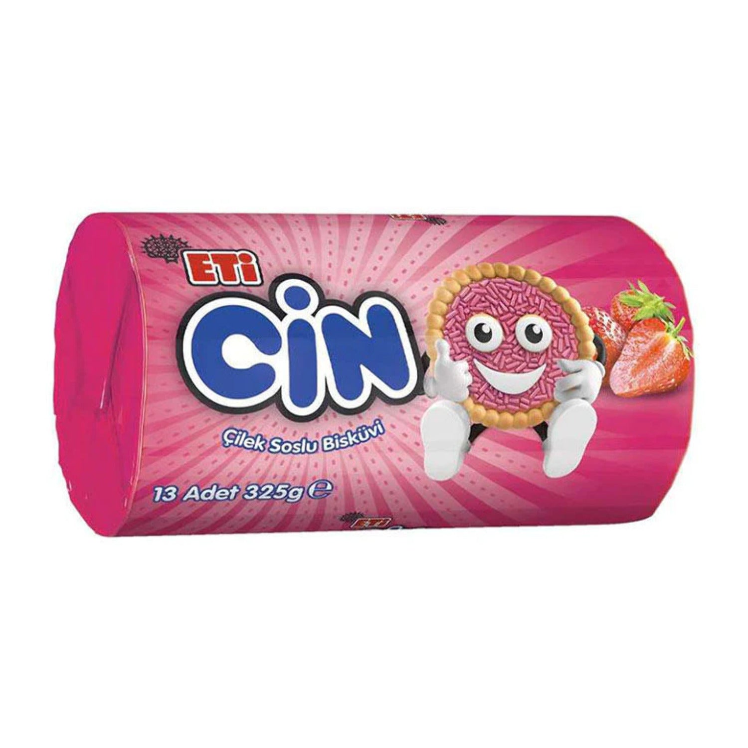Eti Cin Strawberry Flavored Cookies – Soft Buttery Texture