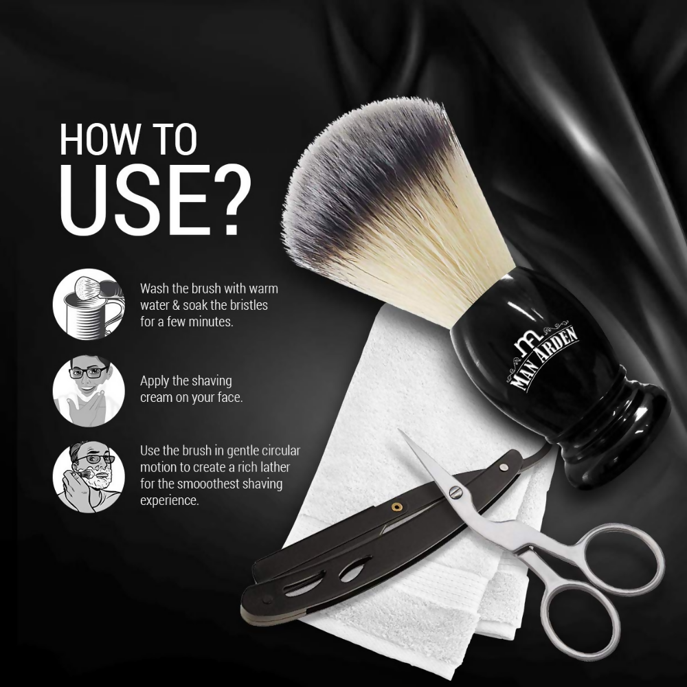 Man Arden Premium Shaving Brush With Extra Soft Bristles