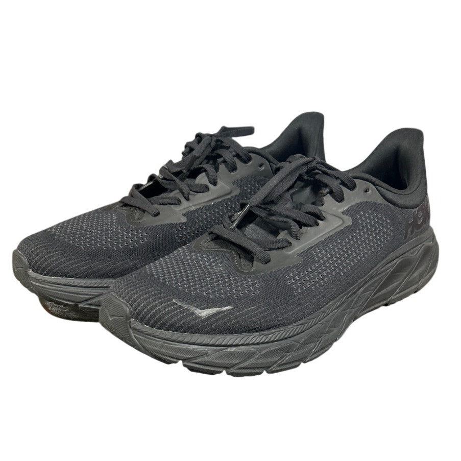 Hoka Womens Size 10B Black Mesh Arahi 7 Lace Up Athletic Shoes w Box EUC