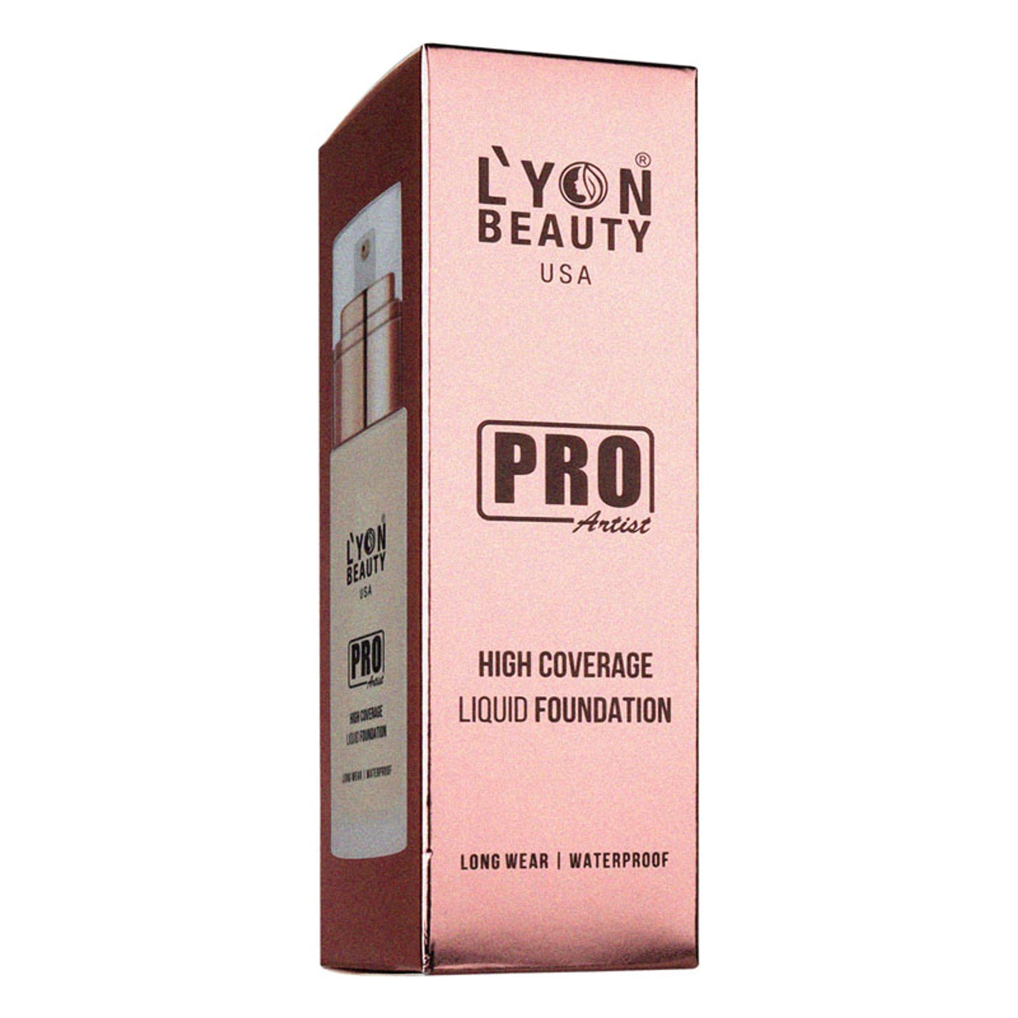 Lyon Beauty Pro Artist High Coverage Foundation - Nude Beige 04
