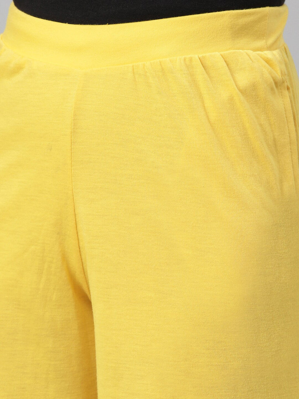 Souchii Women Yellow Knitted Palazzos