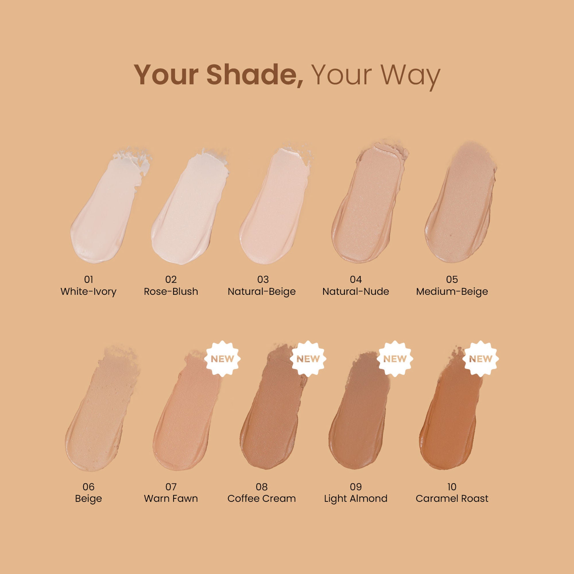 Swiss Beauty Primer Mousse Foundation - 10 Caramel Roast