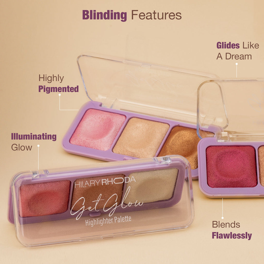 Hilary Rhoda Get Glow Highlighter Palette - 01