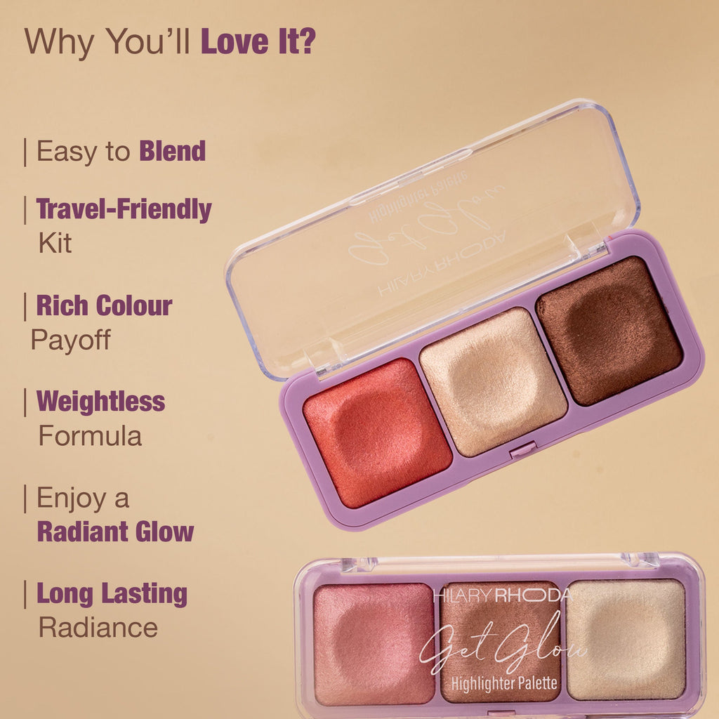 Hilary Rhoda Get Glow Highlighter Palette - 01