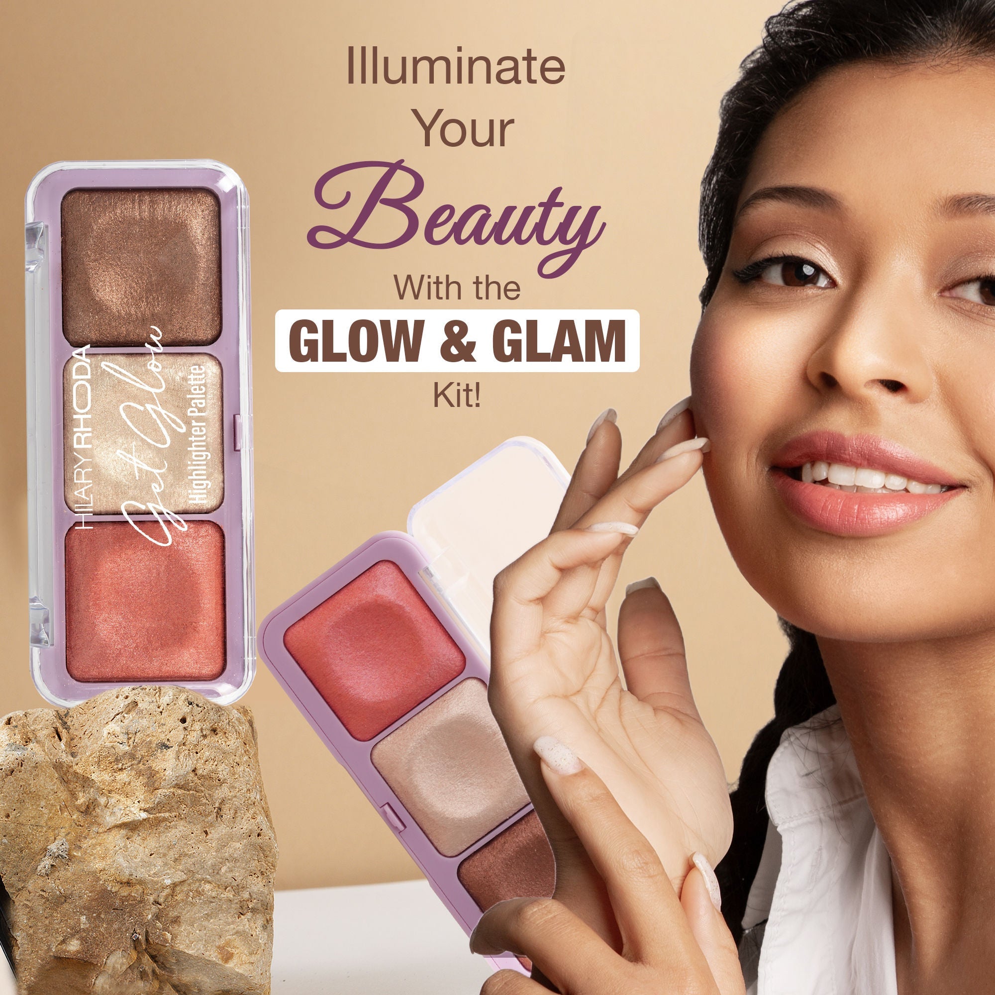 Hilary Rhoda Get Glow Highlighter Palette - 04