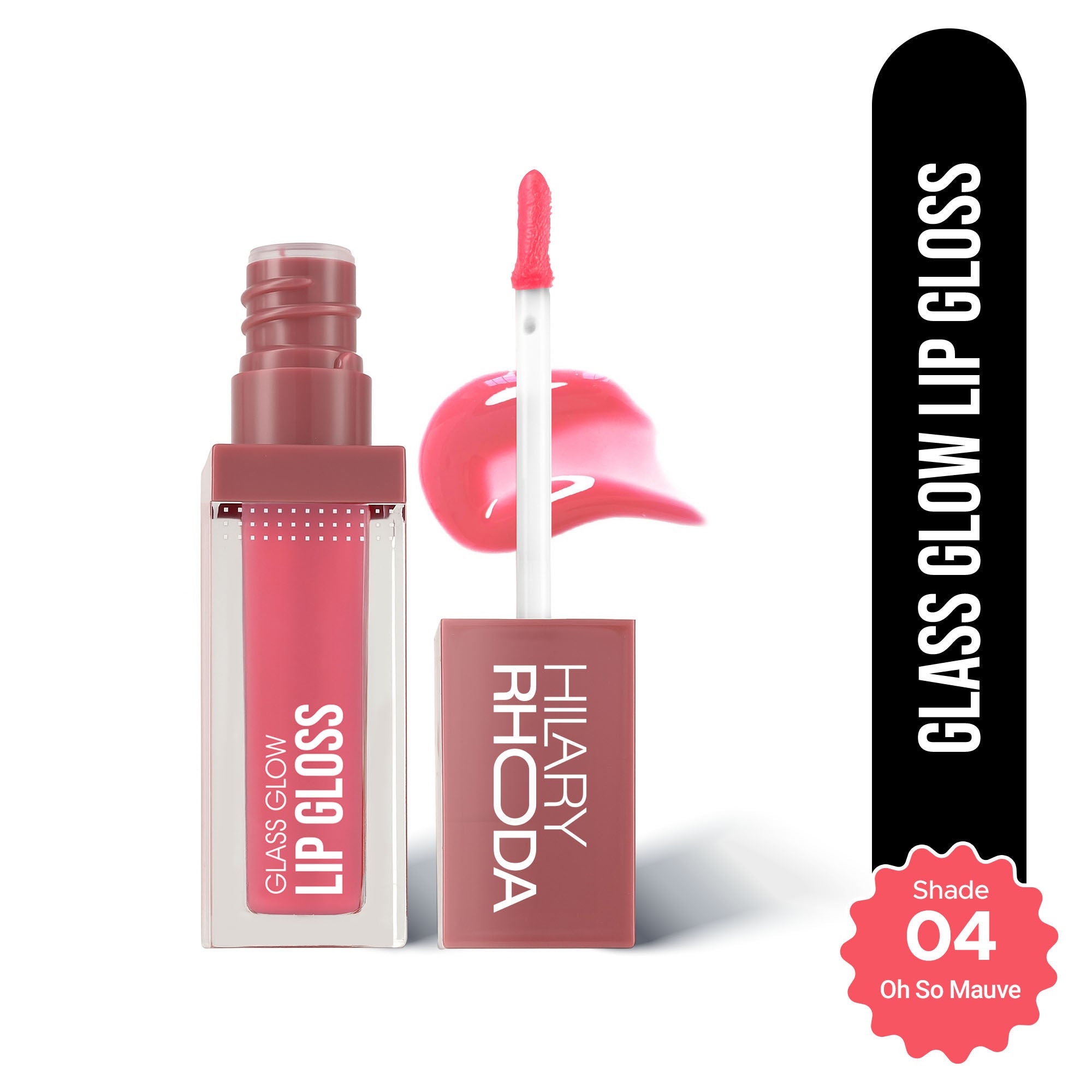 Hilary Rhoda Glass Glow Lip Gloss - Oh So Mauve 04