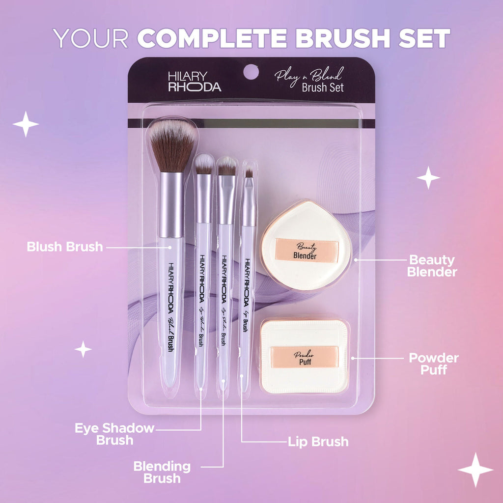 Hilary Rhoda Play N Blend Brush Set For Makeup