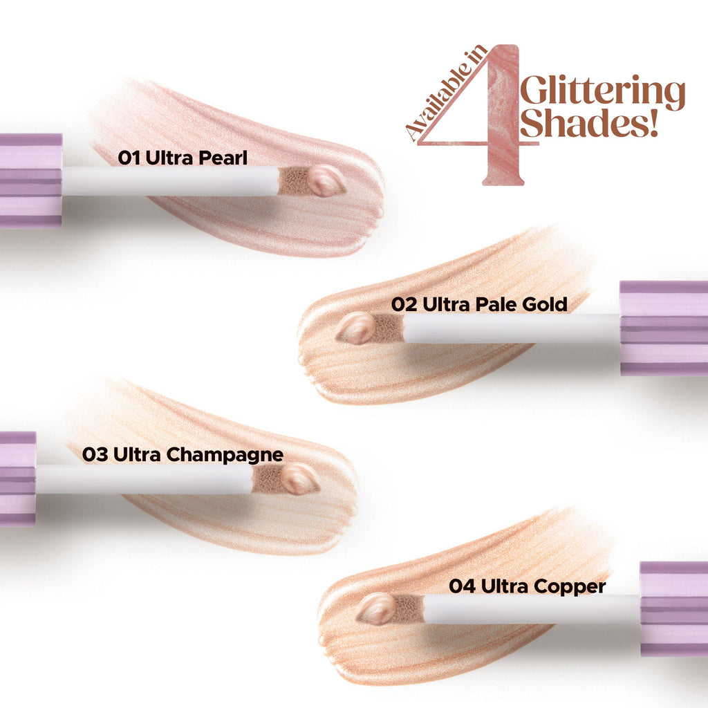 Hilary Rhoda Ultra Glow Liquid Highlighter - Ultra Pale Gold 02