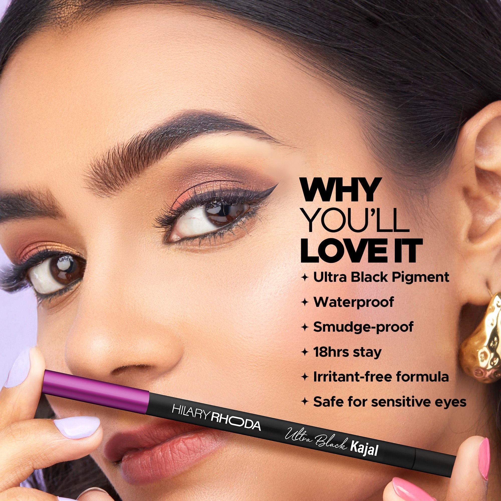 Hilary Rhoda Ultra Black Waterproof Kajal