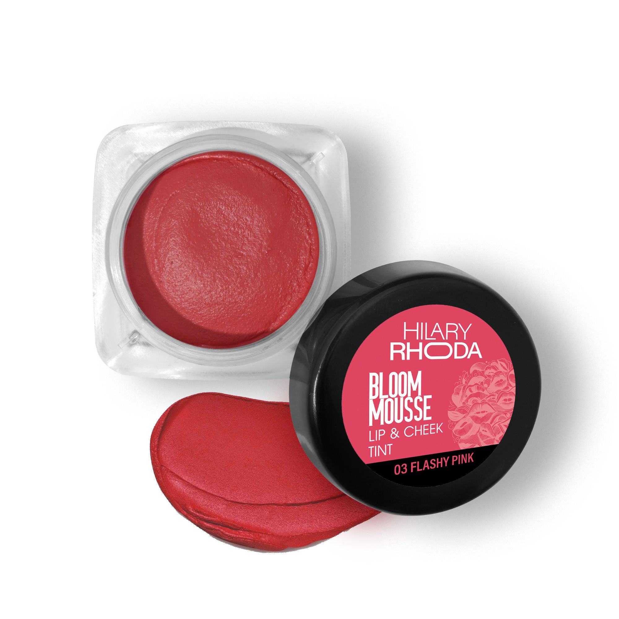 Hilary Rhoda Bloom Mousse Waterproof Lip N Cheek Tint - Flashy Pink 03