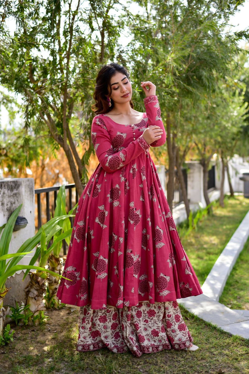 Aayaa Pure Cotton Silk Suit With Heavy Digital Print - Multi Color