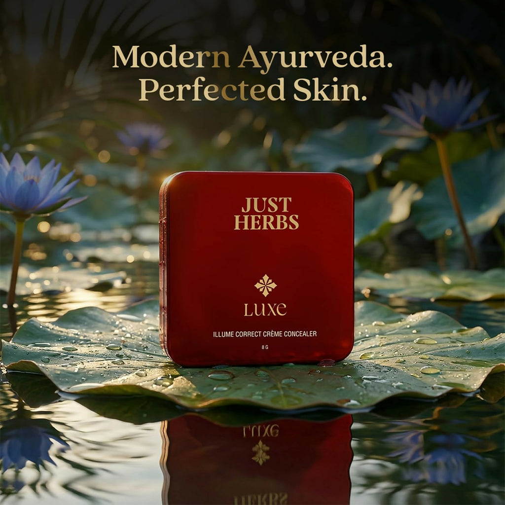 Just Herbs Luxe Illume Correct Creme Concealer Covers Dark Circles (130 Beige)