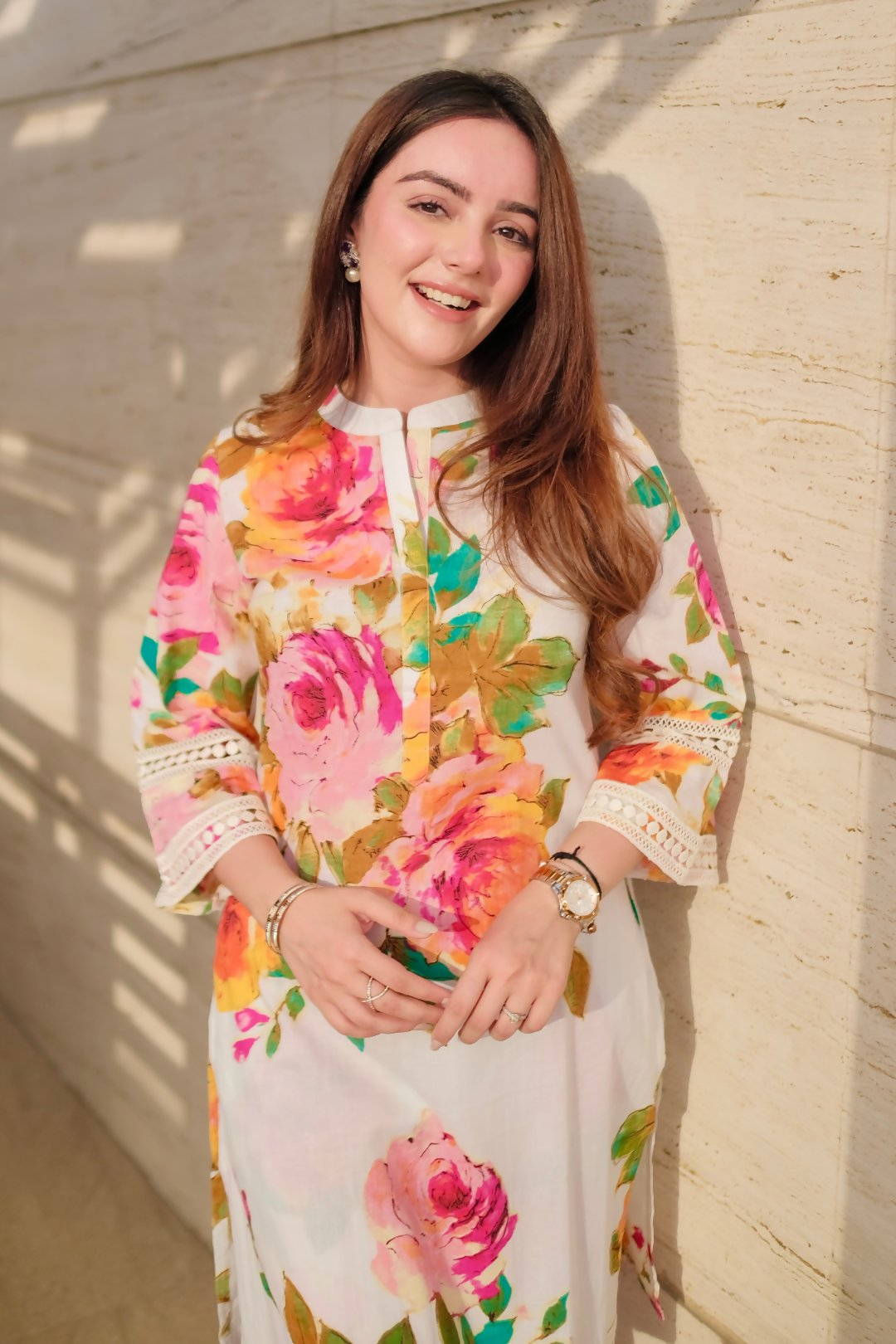 Joban Fashion White Kurta Set Cotton Digital Print
