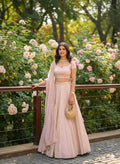 Lehenga Mart Designer Indian Wedding Lehenga Choli-Pink
