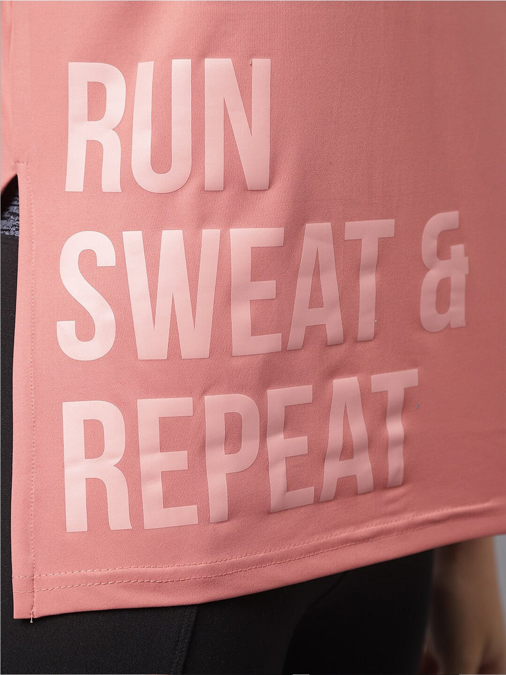 MKH Typography Printed Dri-FIT Sports T-shirt