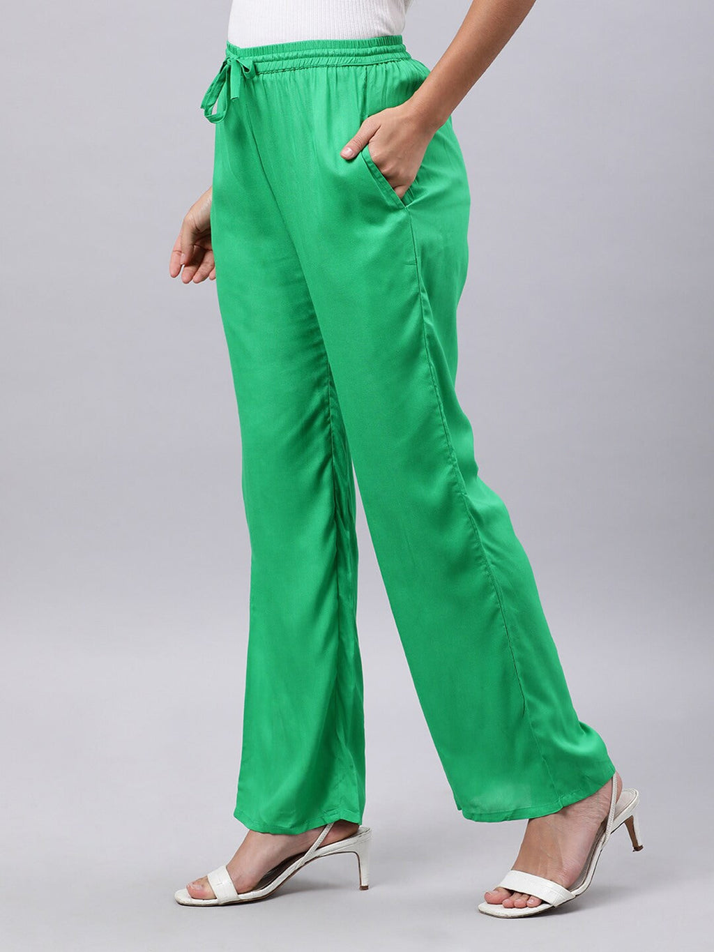 Souchii Green Liva Palazzos