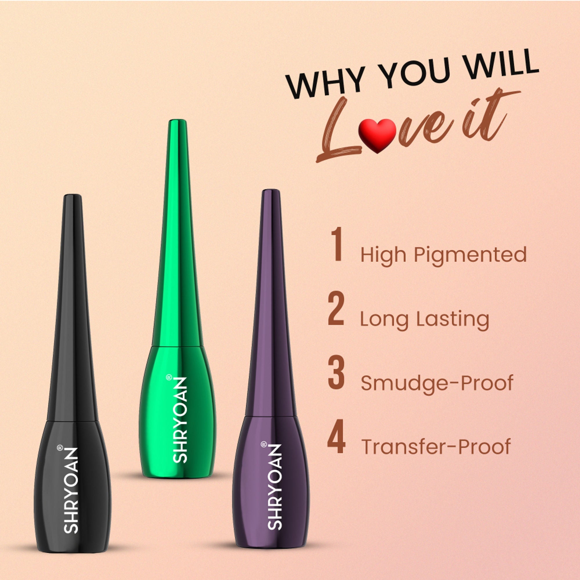 Shryoan Super Flow Eyeliner - Green