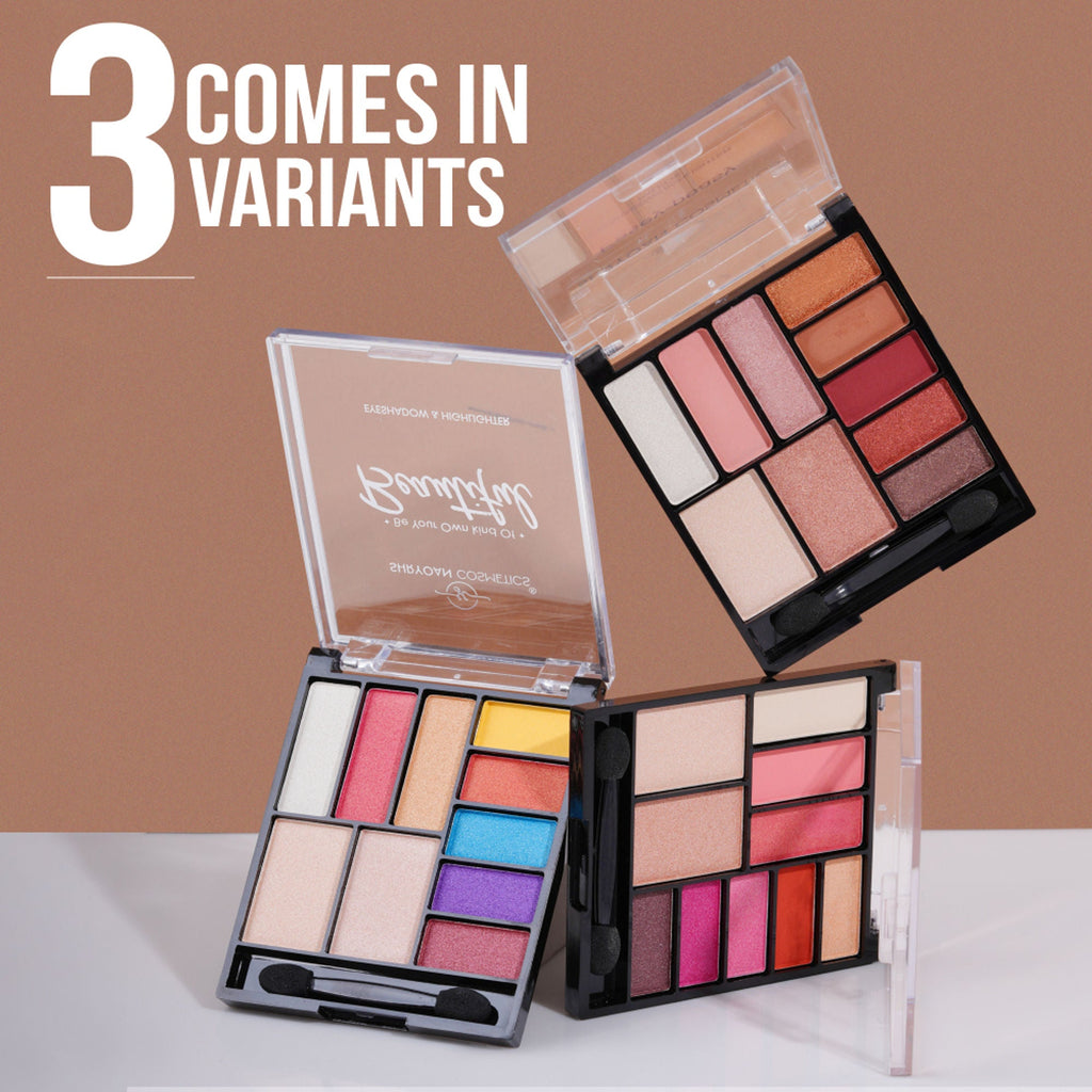 Shryoan Easey-Peasy Eyeshadow and Highlighter Palette - 1