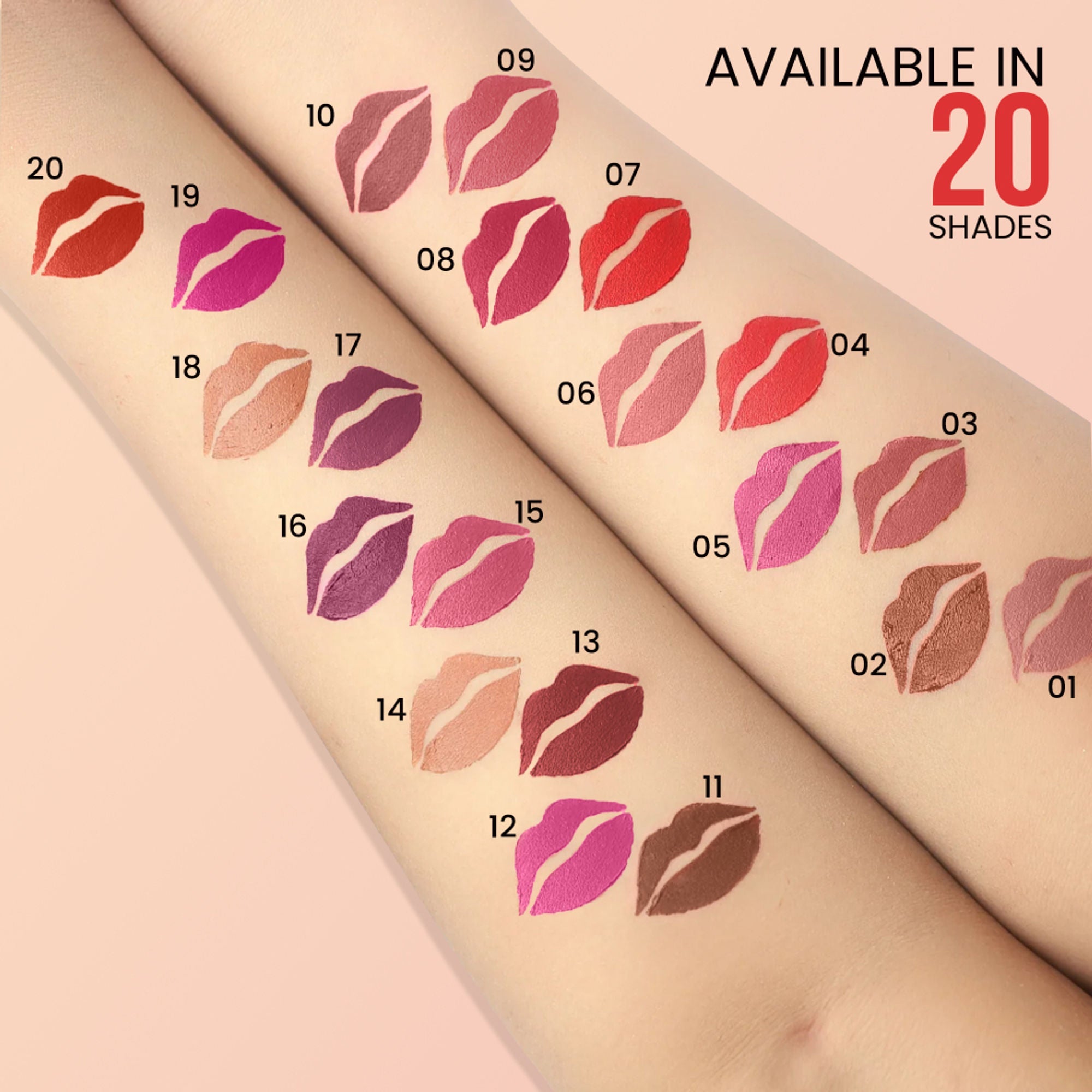 Shryoan Chic Velvet Matte Liquid Lipstick - Brown Sugar Rose-10