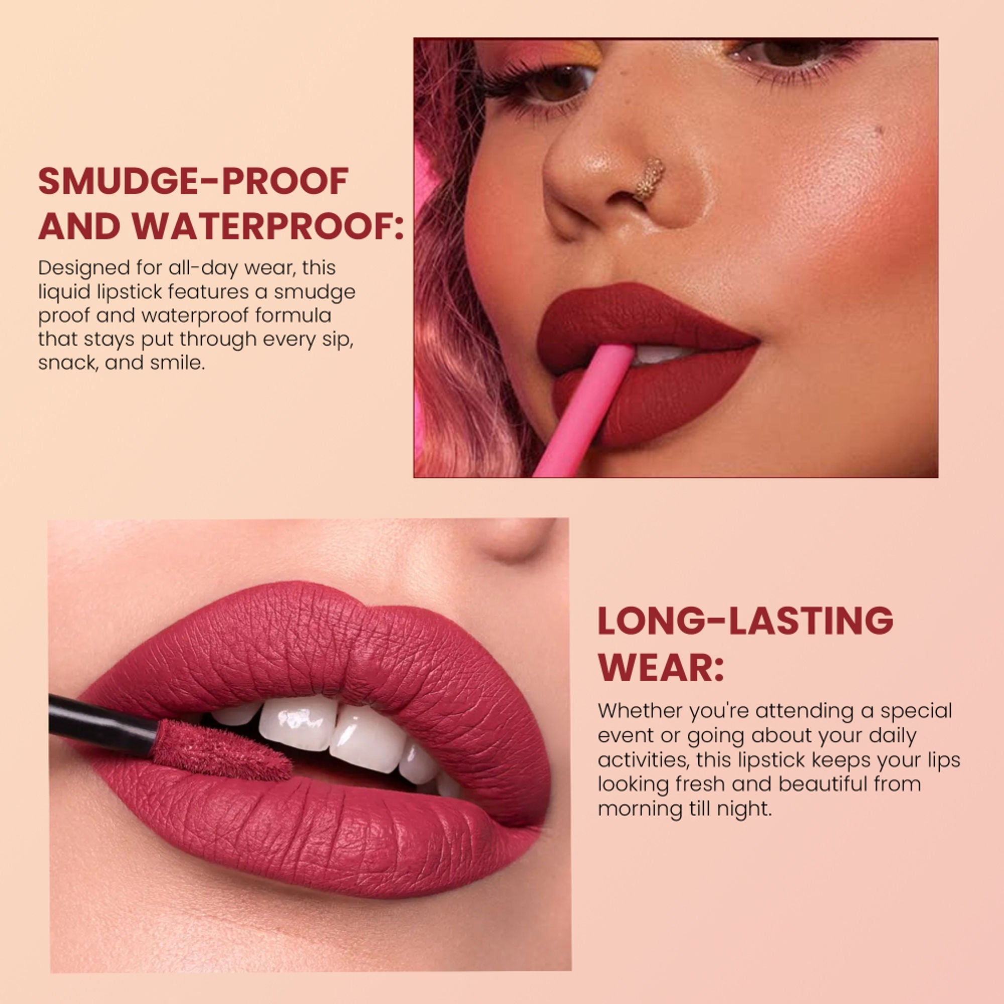 Shryoan Chic Velvet Matte Liquid Lipstick - Lavender Lotus-16