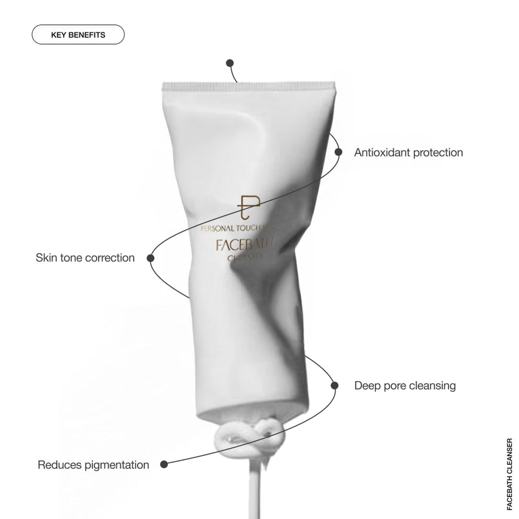 Personal Touch Skincare Facebath Deep Cleansing Milk Peptides Facewash With Niacinamide & Salicylic Acid