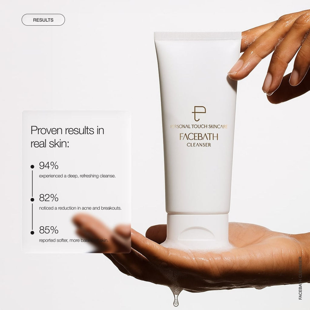 Personal Touch Skincare Facebath Deep Cleansing Milk Peptides Facewash With Niacinamide & Salicylic Acid
