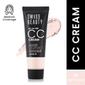 Swiss Beauty All-In-One CC Cream Cover Correct & Conceal - 01 Light Ivory