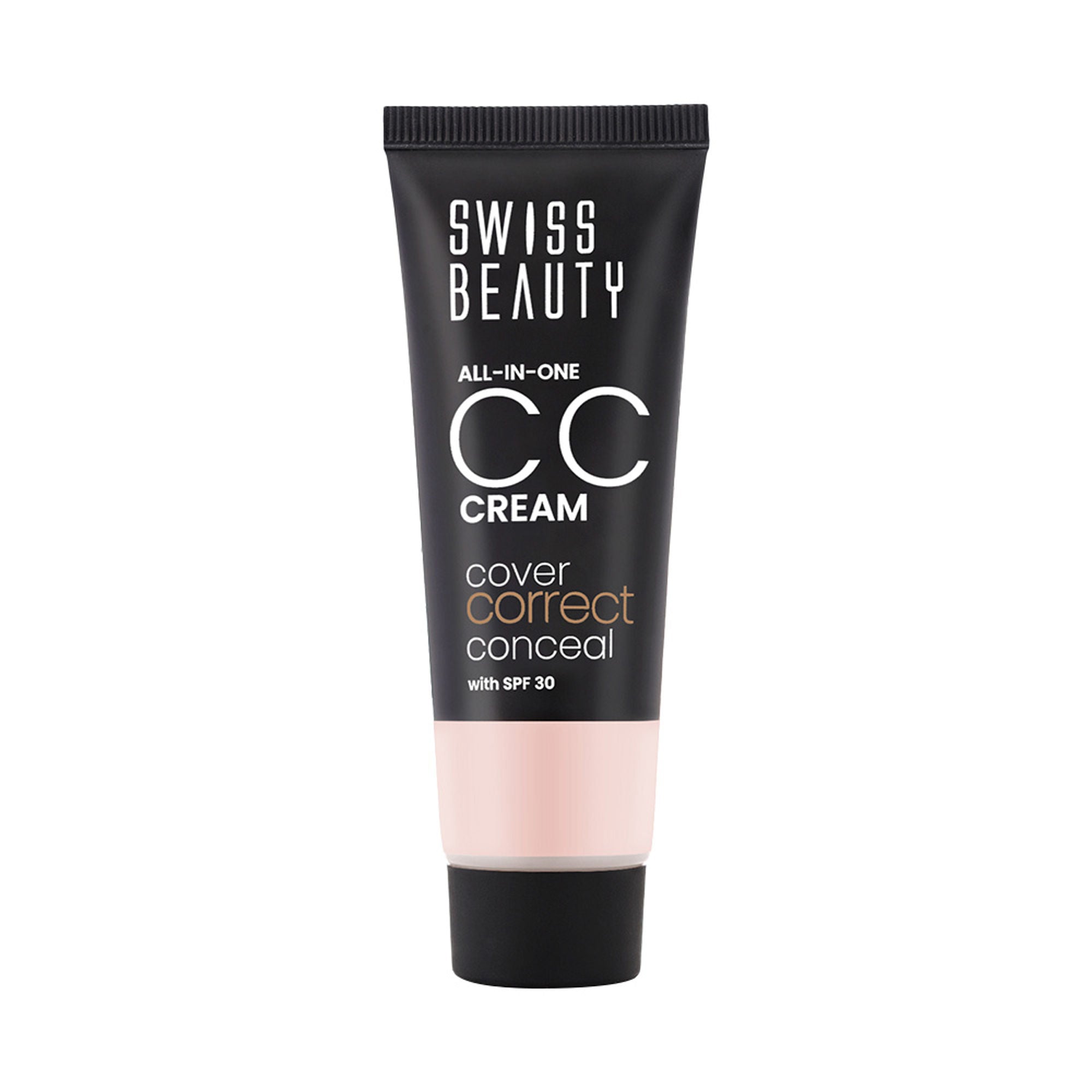 Swiss Beauty All-In-One CC Cream Cover Correct & Conceal - 02 Soft Ivory