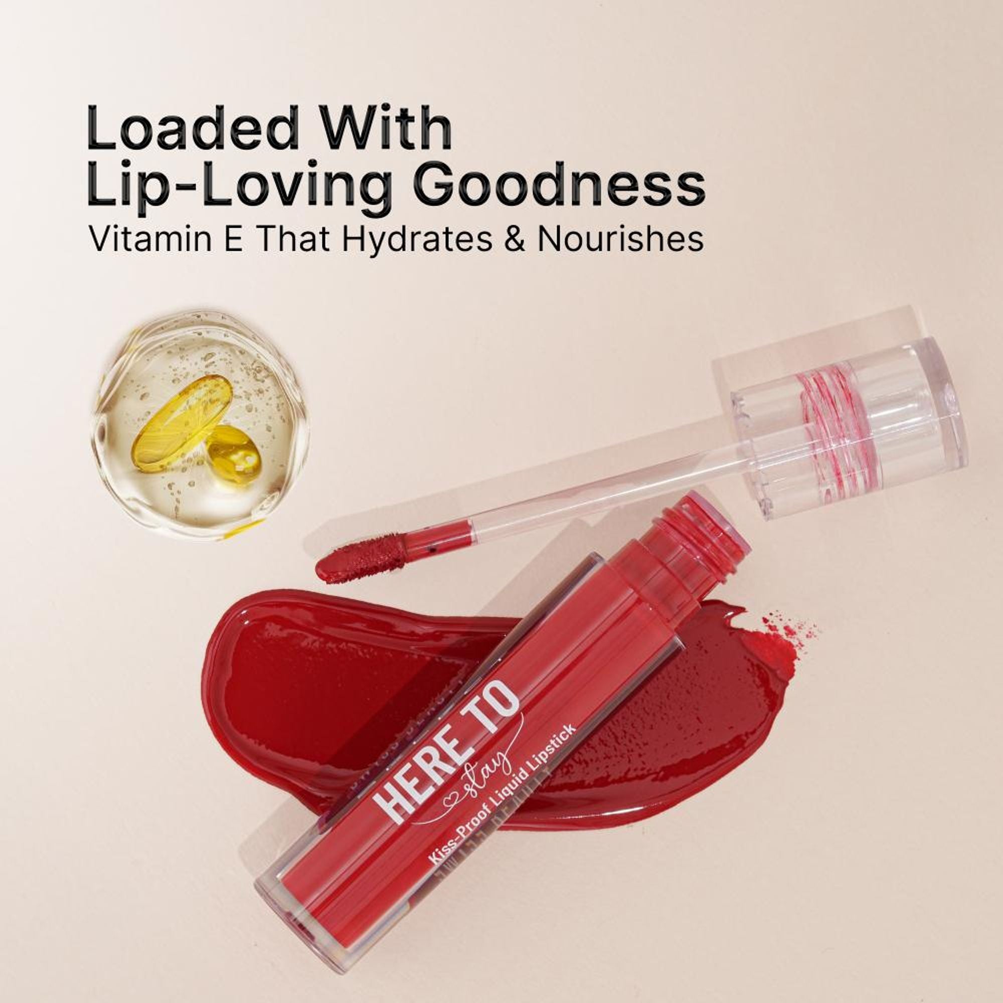 Swiss Beauty Select Here To Stay Kiss Proof Liquid Matte Lipstick With Vitamin E - 16 Rust Lust