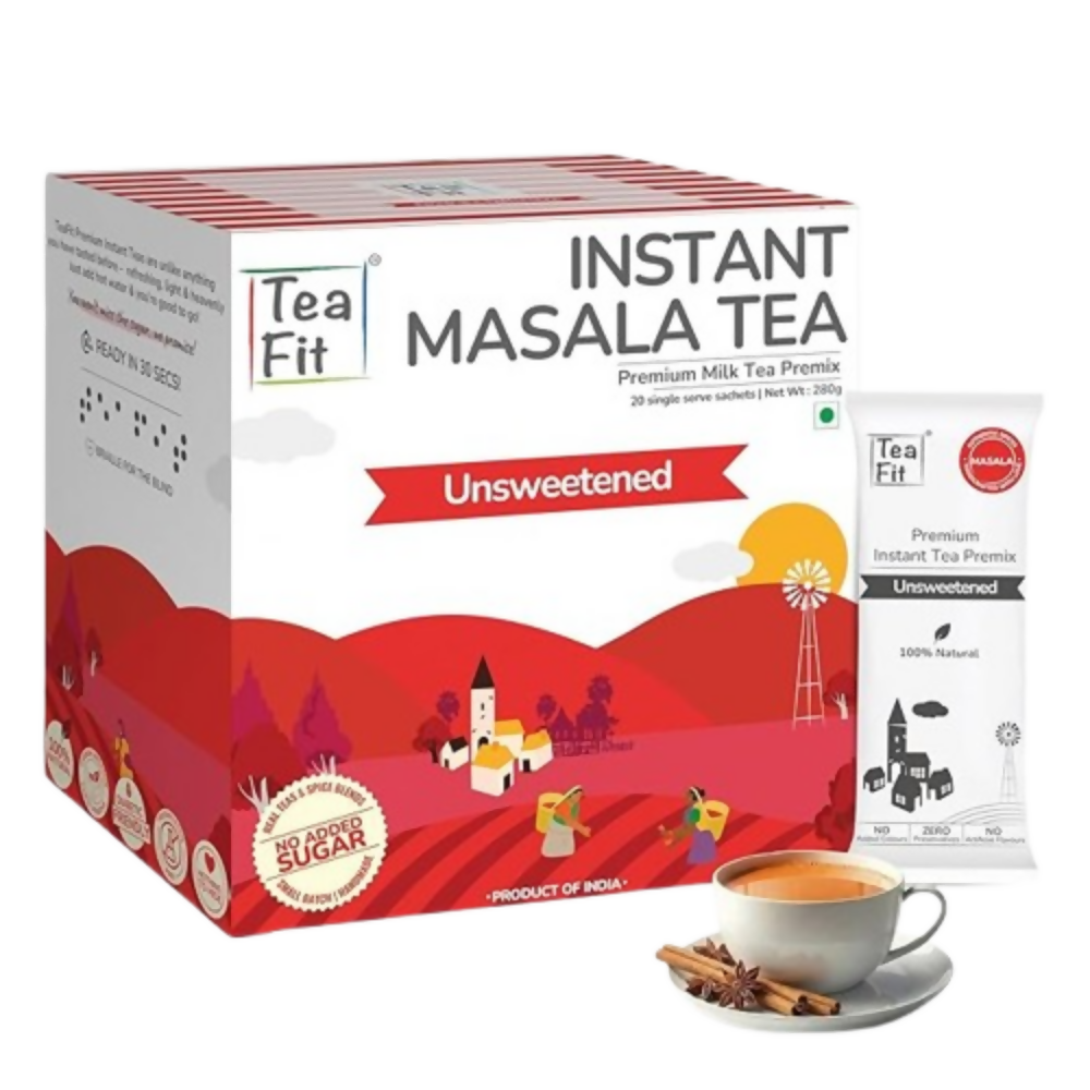 TeaFit Premium NO SUGAR Instant Masala Tea Premix