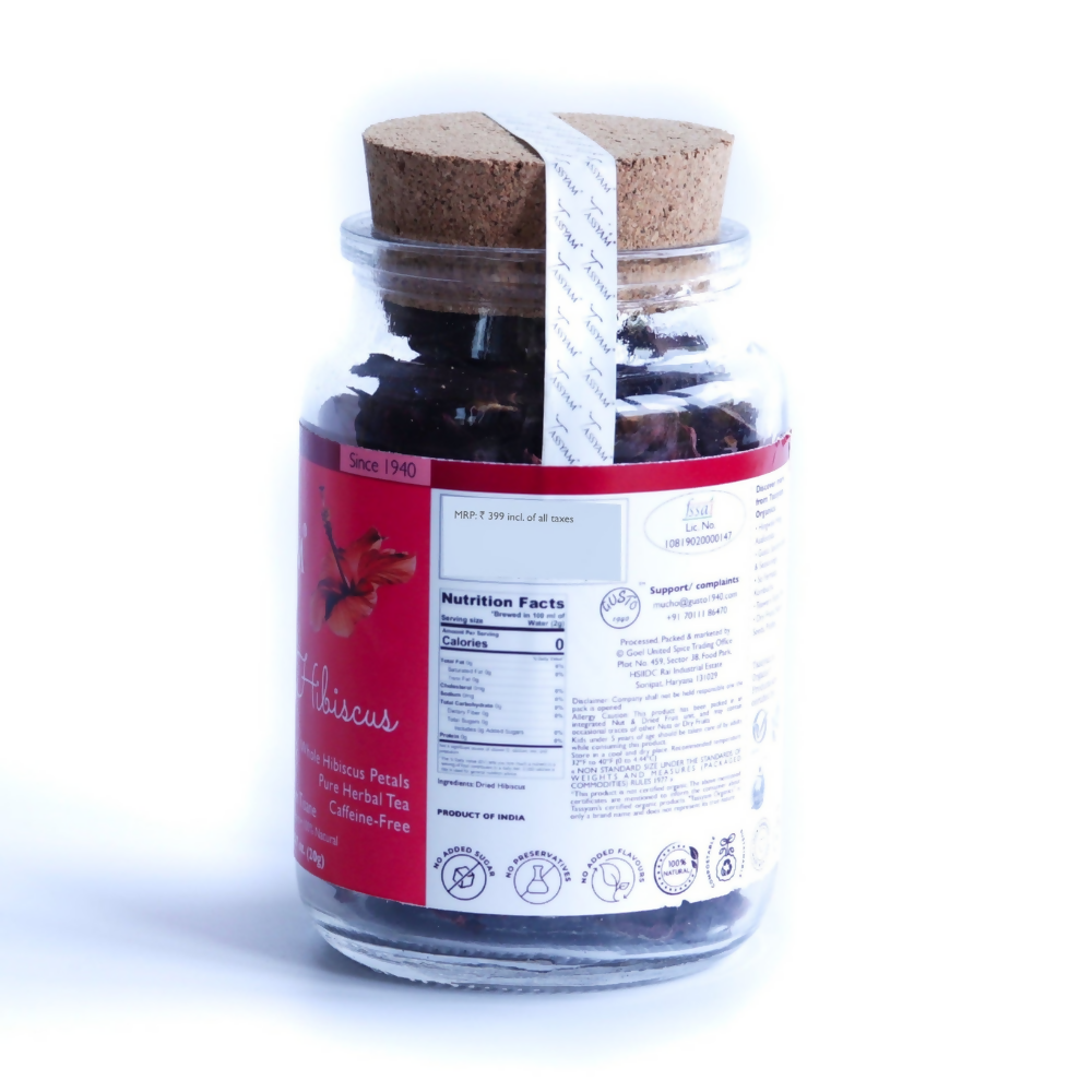 Tassyam Organics Habibi Hibiscus Petals Herbal Tisane